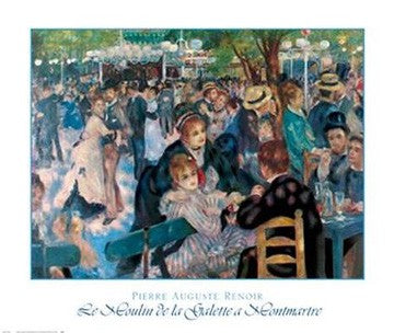 Le Moulin de la Galette by Pierre-Auguste Renoir | 27 x 32 Fine Art Print