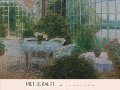 Framed Art Communing with the Mother of Summer by Piet Bekaert