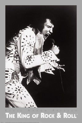 Elvis in Vegas Wall Art | 36 x 24 Fine Art Print