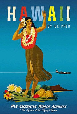 Hawaii by Clipper by John Atherton | 38 x 26 Fine Art Print