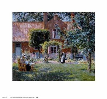 Unpretentious Garden by Gari Melchers | 16 x 17 1/4 Fine Art Print