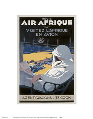 Air Afrique by A. Roquin | 14 x 11 Fine Art Print