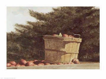 Apple Basket by Douglas Brega | 24 x 32 Fine Art Print