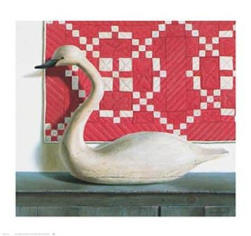 Mute Swan, 1986 by Pauline Campanelli | 29 x 31 Fine Art Print