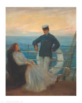 Flirtation by Abbott Fuller Graves | 35 x 28 Fine Art Print