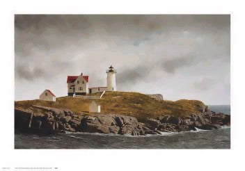 Nubble Light by Douglas Brega | 23 x 33 Fine Art Print