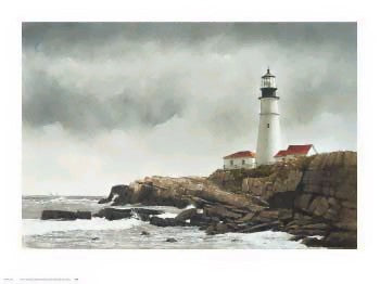 Portland Light by Douglas Brega | 24 x 32 Fine Art Print