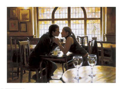 Framed Art First Kiss by Rob Hefferan | 27 x 37