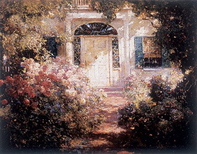 Doorway and Garden by Abbott Fuller Graves | 27 x 32 Fine Art Print