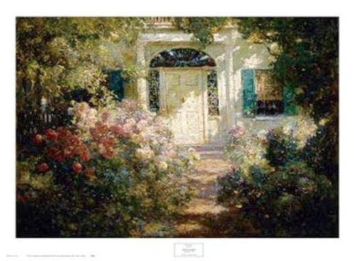 Doorway and Garden by Abbott Fuller Graves | 31 x 42 Fine Art Print