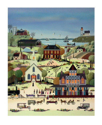 Framed Art Honeymoon Express by Nicky Watanabe | 34 ½ x 28