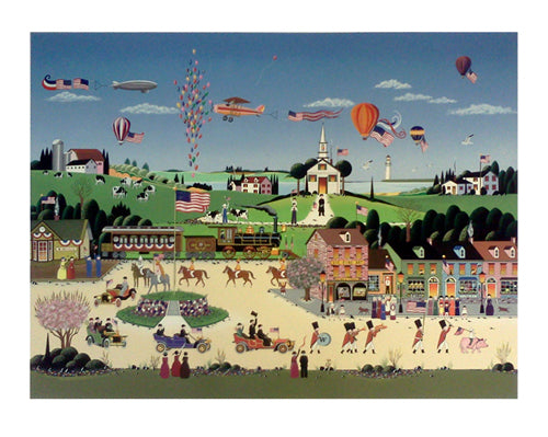 Framed Art Presidents Parade by Nicky Watanabe | 29 1/2 x 37