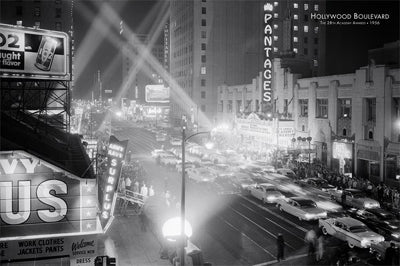 Hollywood Boulevard Wall Art | 24 x 36 Fine Art Print