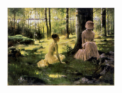 Under the Birches by Albert Edelfelt | 21 ½ x 28 3/8 Fine Art Print