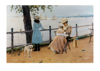 Afternoon by the Sea by William Merritt Chase | 24 x 34 Fine Art Print