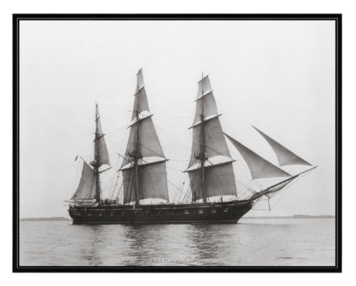 Framed Art USS Constellation, 1892 16 x 20