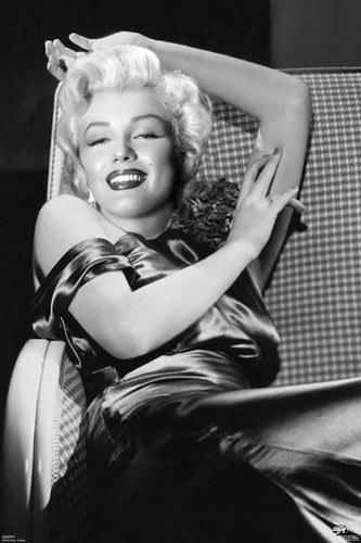 Framed Art Marilyn Monroe: Reclining 36 x 24