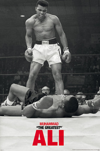 Framed Art Muhammad Ali vs. Sonny Liston: First Round 36 x 24