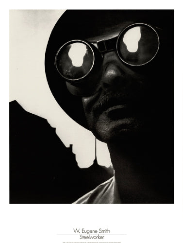 Framed Art Steelworker, Pittsburgh, 1955 by W. Eugene Smith | 31 1/2 x 23 5/8 ...