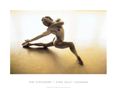 Framed Art Edlar Alijew, danseur Kirov Ballet Leningrad by Dirk Degenhardt
