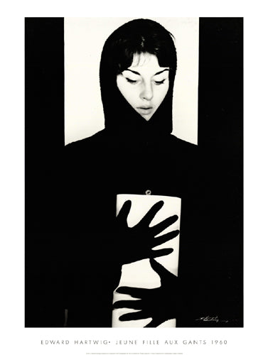 Framed Art Jeune Fille aux Gants, 1960 by Edward Hartwig | 31 1/2 x 23 5/8 Art...