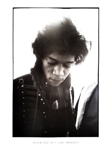 Framed Art Jimi Hendrix by Alain Dister | 31 1/2 x 23 5/8