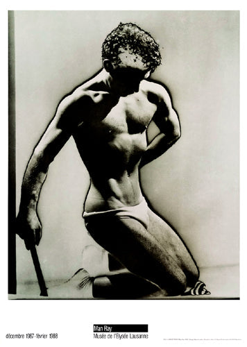 Framed Art Male Figure Study, 1933 by Man Ray | 27 5/8 x 19 ¾