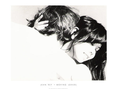 Framed Art Moving Lovers, 1970 by Jean Rey | 23 5/8 x 31 ½