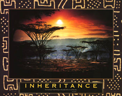 Framed Art Inheritance: Kenya 22 x 28