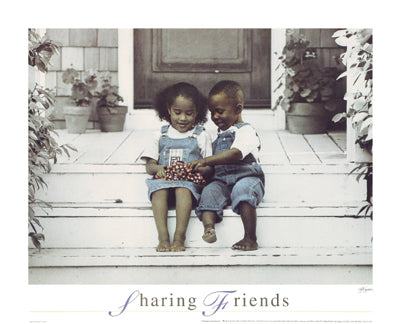 Framed Art Sharing Friends by Gail Goodwin | 16 x 20