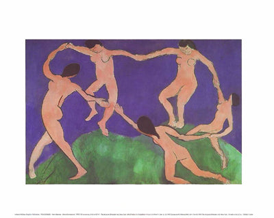 Framed Art Dance (First Version) by Henri Matisse | 11 x 14