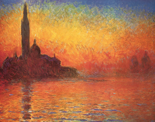 Dusk, Crepusculo by Claude Monet | 11 x 14 Fine Art Print