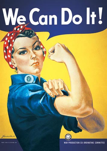 Framed Art Rosie the Riveter: We Can Do It! by J. Howard Miller