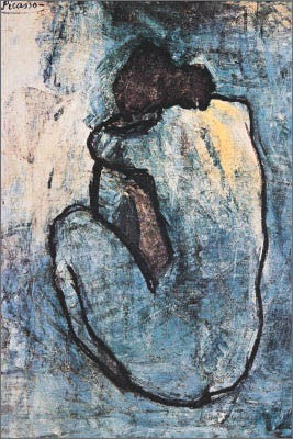 Blue Nude by Pablo Picasso | 14 x 11 Fine Art Print