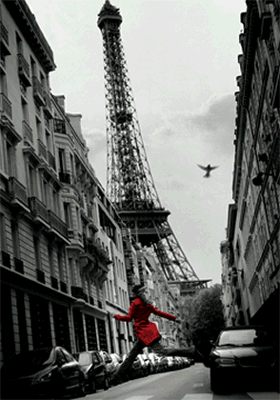 Framed Art La Veste Rouge 3-D Lenticular Poster 26 1/2 x 18 1/2 Art ...