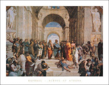 School of Athens by Raphael - Raffaello Santi | 11 x 14 Fine Art Print