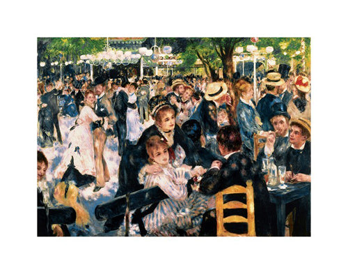 Framed Art Le Moulin de la Galette by Pierre-Auguste Renoir | 11 x 14