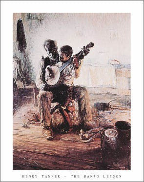 The Banjo Lesson by Henry Tanner | 14 x 11 Fine Art Print