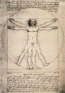 Universal Man by Leonardo da Vinci | 31 1/2 x 23 5/8 Fine Art Print