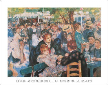 Moulin de la Gallette by Pierre-Auguste Renoir | 22 x 28 Fine Art Print