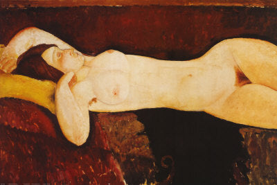 Nude Woman Reclining by Amedeo Modigliani | 24 x 36 Fine Art Print