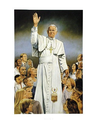 A Blessing to All People - Pope John Paul II by Tom Simonton