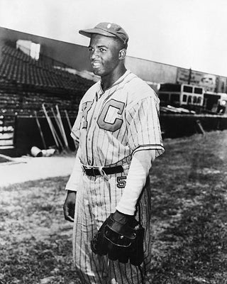 Framed Art Jackie Robinson, Kansas City Monarchs, 1945 by McMahan Photo Archive