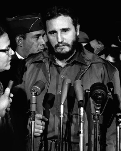 Framed Art Fidel Castro, Washington DC, 1959 by McMahan Photo Archive