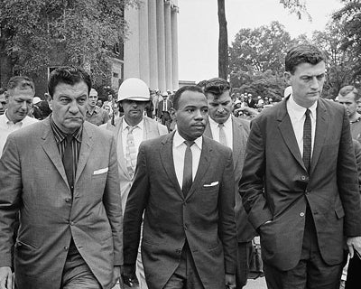 Framed Art James Meredith, First African American Student at University of Mis...