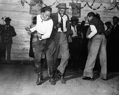 Framed Art Jitterbug, Negro Juke Joint, Claksdale, Mississippi, 1939 by McMaha...