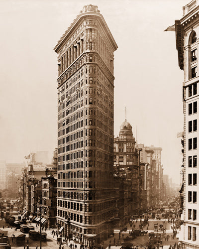 Framed Art Flatiron Building, 1910 by McMahan Photo Archive | 10 x 8