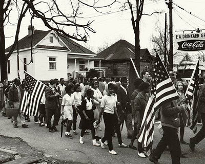 Framed Art Selma to Montgomery Civil Rights March, Alabama, 1965 by McMahan Ph...