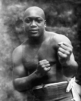 Framed Art Boxer Jack Johnson, Early Portrait c. 1909 by McMahan Photo Archive