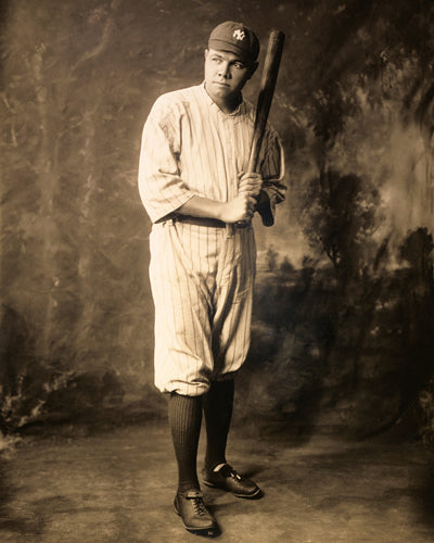 Framed Art Babe Ruth, New York Yankees, 1920 by McMahan Photo Archive